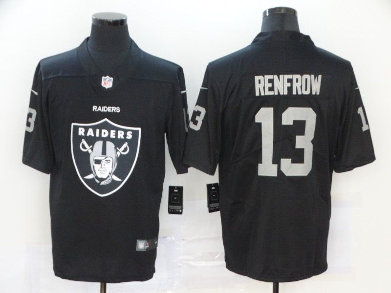 Men Oakland Raiders 13 Renfrow Black Nike Team logo fashion NFL Jersey